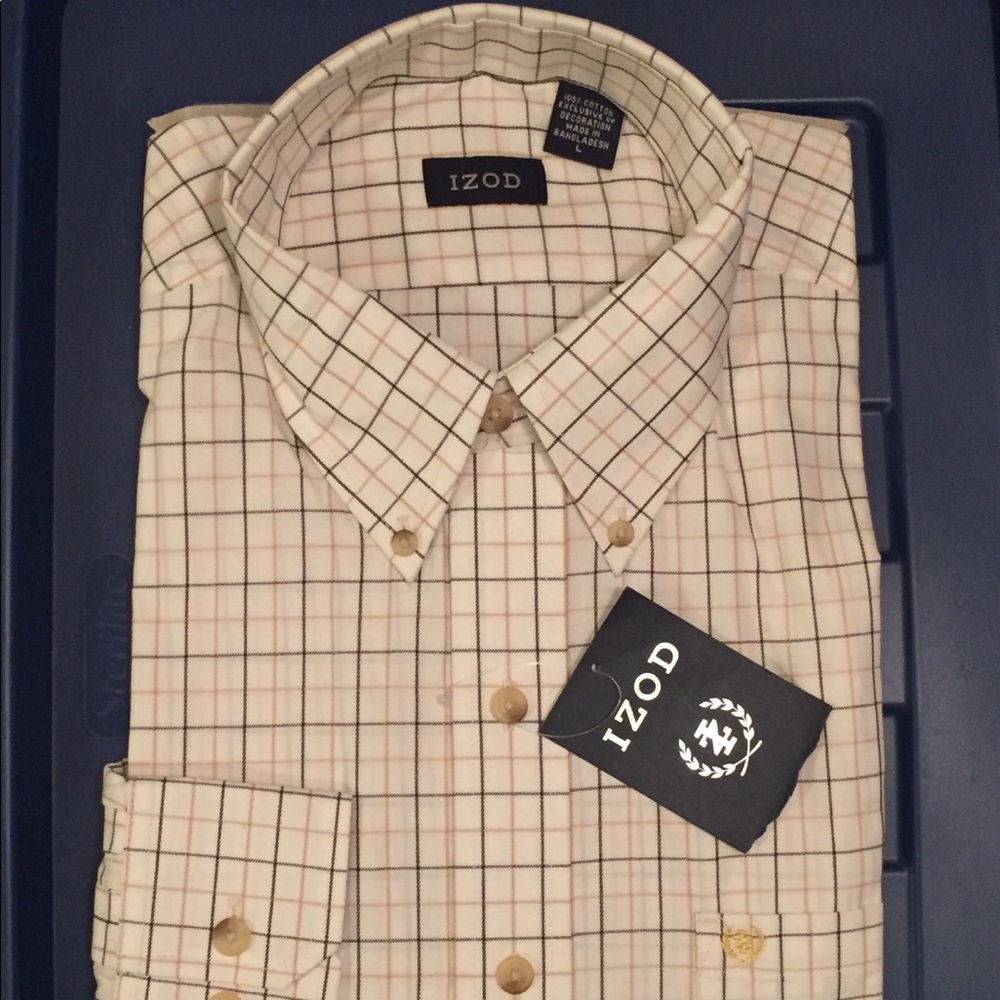 Men’s IZOD Long Sleeve Dress Shirt